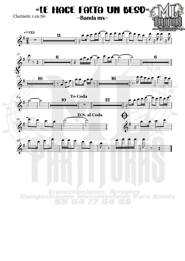 La imagen puede contener una previsualizacion de una partitura